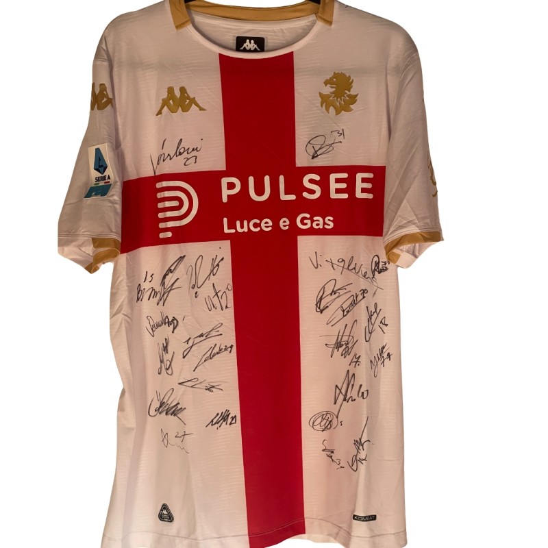 Genoa Official Shirt, 2025/26 - Signed by the Team
