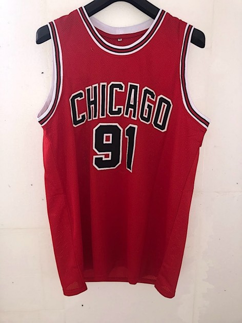 Rodman's Official Chicago Bulls Signed Jersey - CharityStars