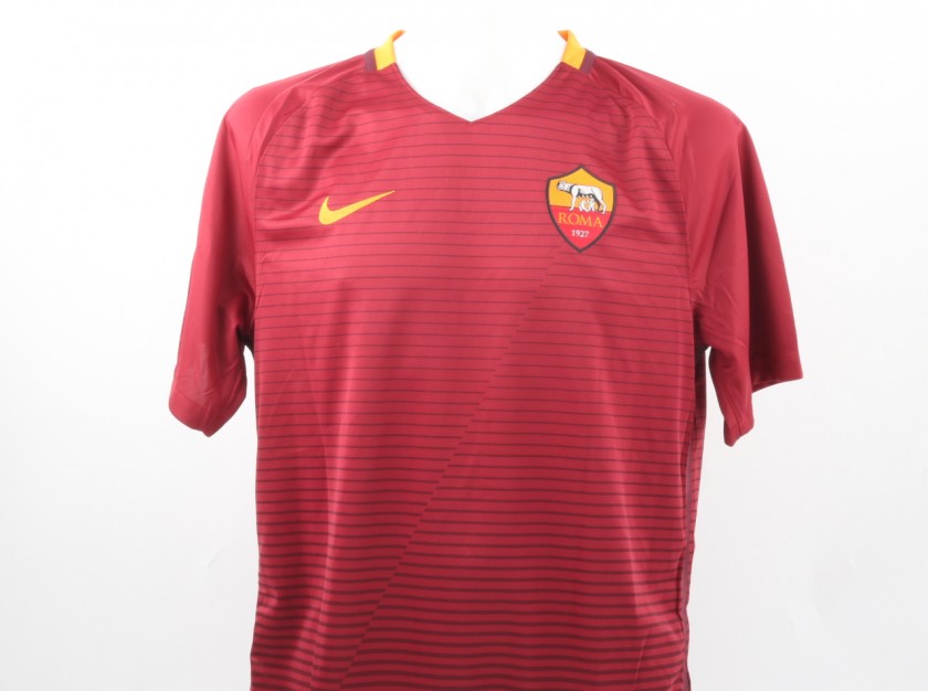 Totti Roma Official Shirt, 2016/17 - Signed