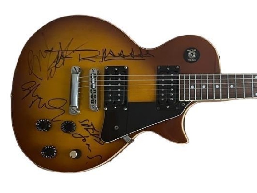 Sex Pistols Signed Les Paul Style Guitar Charitystars 8967