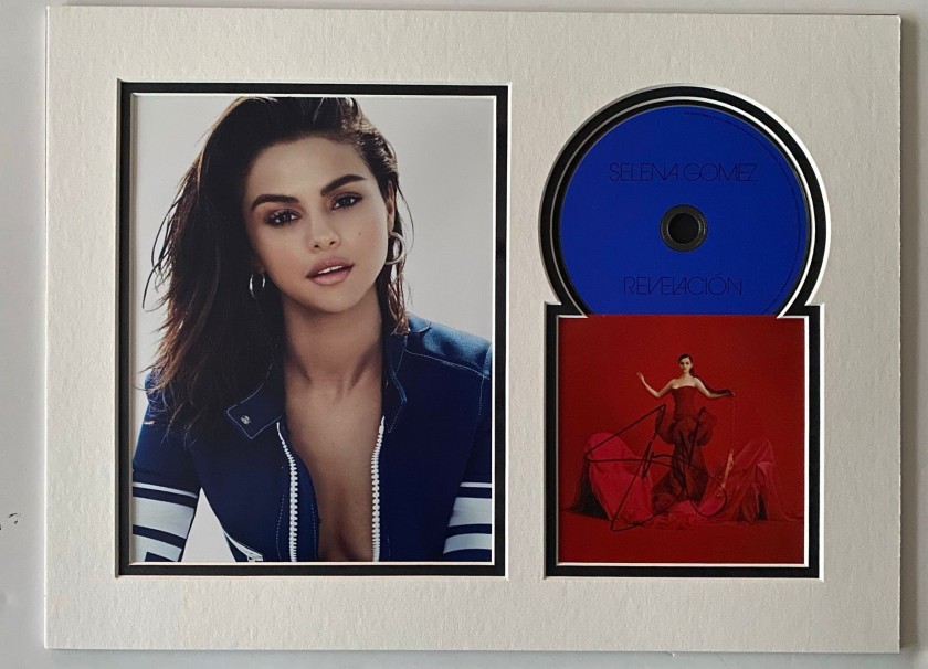 Selena Gomez Signed and Mounted CD