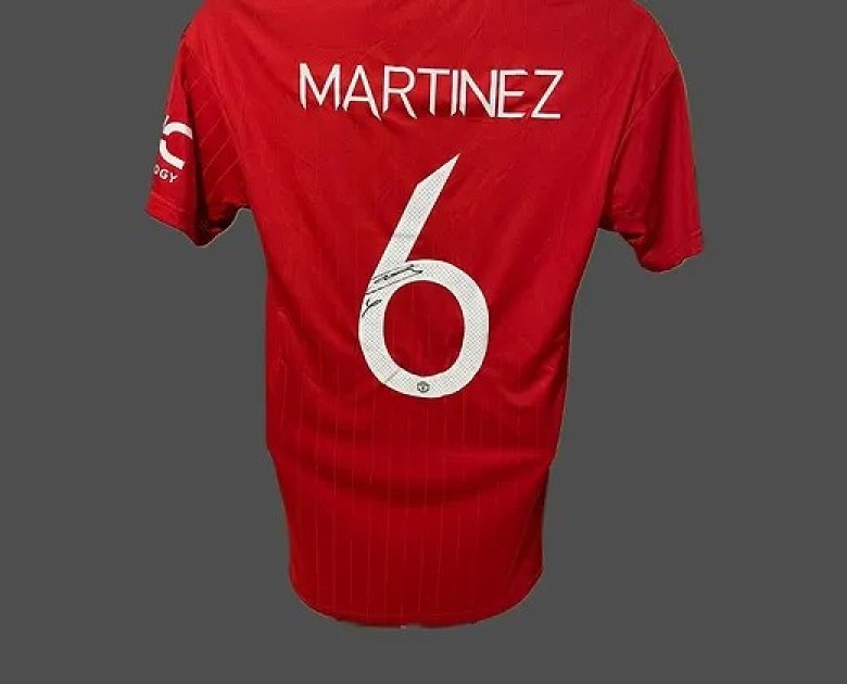 Lisandro Martínez Manchester United 2022/23 Signed Official Shirt