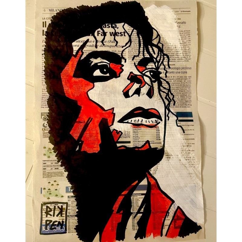 Michael Jackson: Unique Work on RikPen's Newspaper