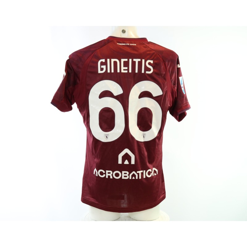 Gineitis' Torino vs Napoli Unwashed Shirt, 2024