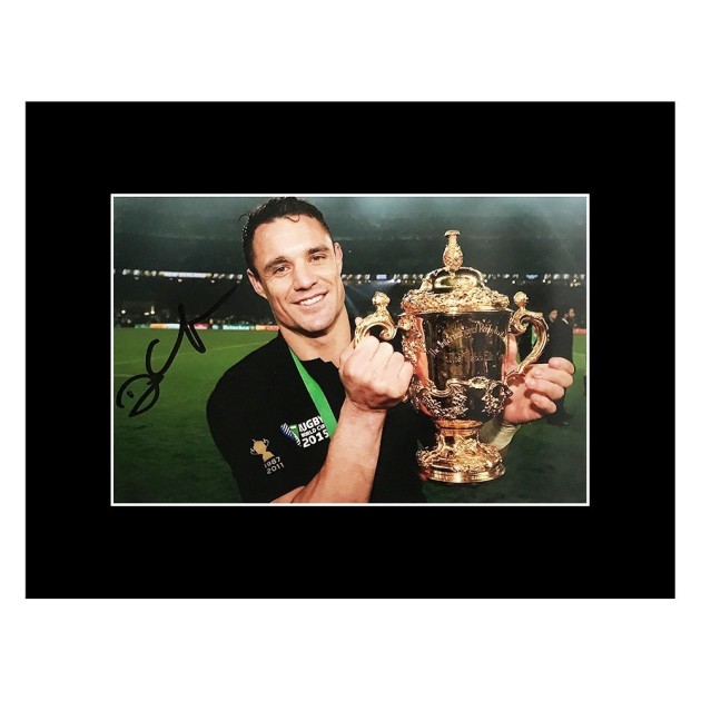 Dan Carter Signed Photo Display