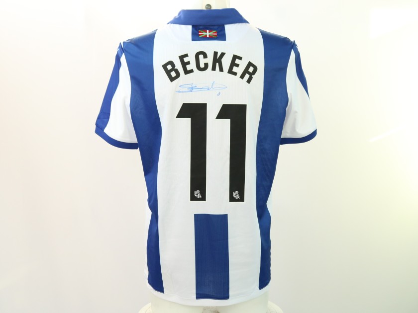 Becker's Real Sociedad vs Ajax Signed Unwashed Shirt, Europa League 2024