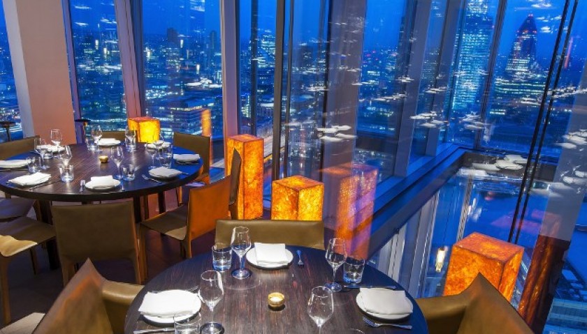 Dinner for four at Oblix in the Shard