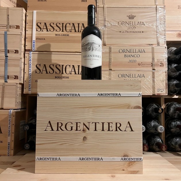 Argentiera 2021 Bolgheri Superiore DOC Tenuta Argentiera - Cassa Legno 6 Bottiglie