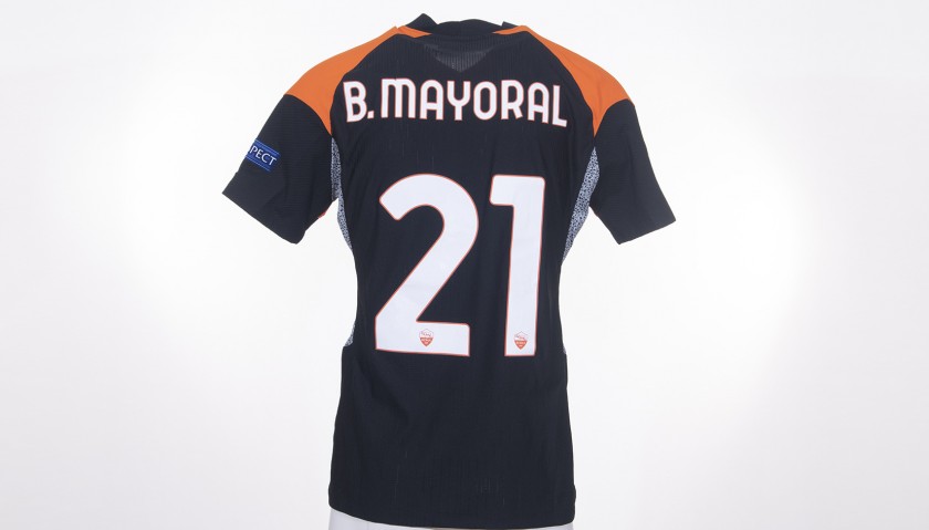 Mayoral's Match-Issued Shirt, Braga-Roma EL 20/21