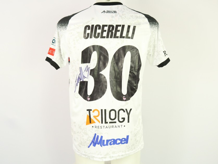 Cicerelli's Unwashed Signed Shirt, Avellino vs Catania 2024