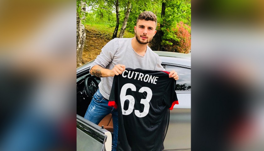 Cutrone's Signed Official 2017/18 Milan Shirt