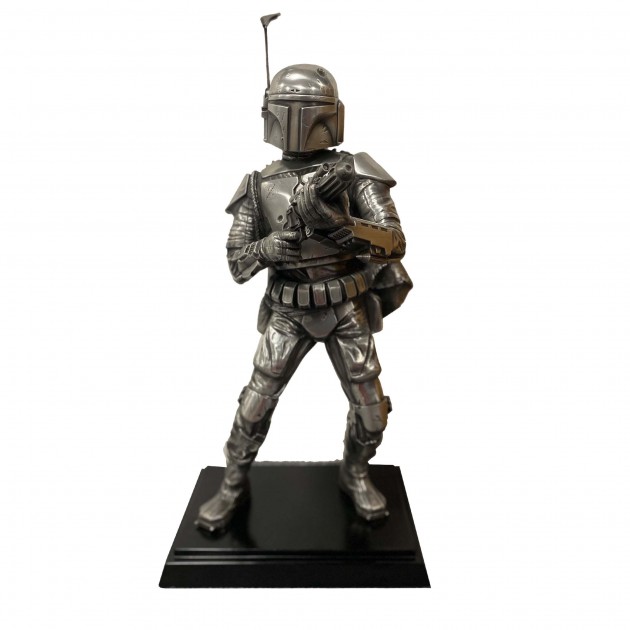 Statua Boba Fett in edizione limitata Compulsion Studios in peltro