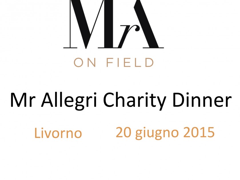 A gala dinner with Max Allegri, Juventus coach