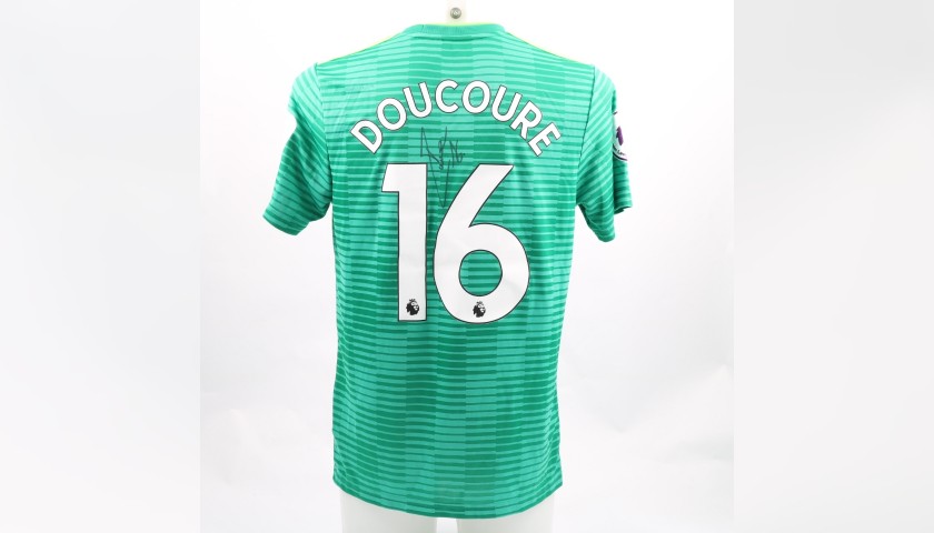 Doucouré's Watford FC Worn and Signed Away Poppy Shirt