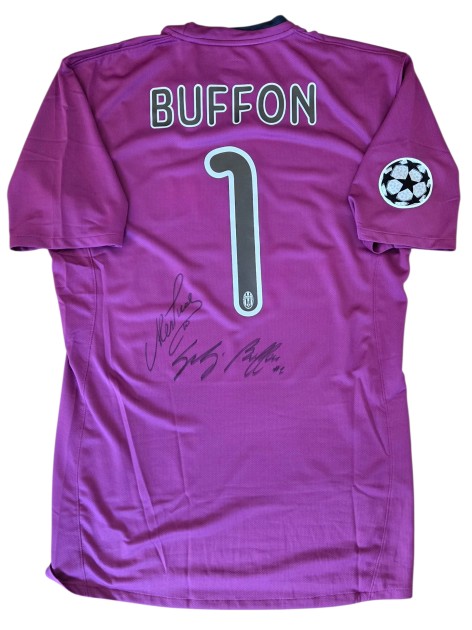 Buffon's Match-Issued Shirt, Chelsea vs Juventus UCL 2009 - Signed by Buffon and Del Piero