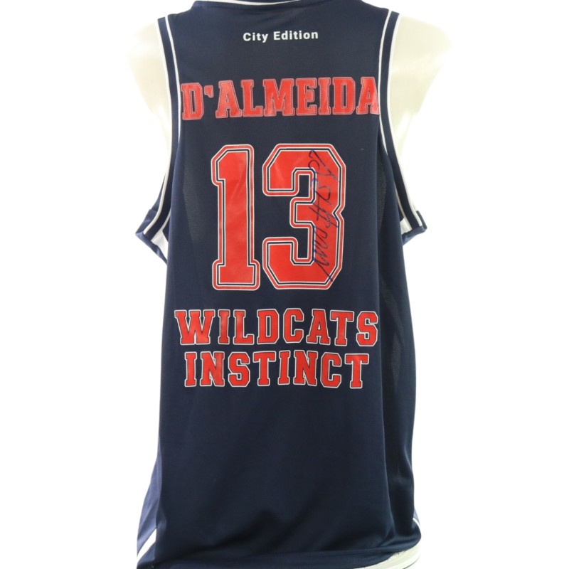 D'Almeida's Urania Basket "Special Edition" Signed Match-Worn Away Jersey, 2025/26