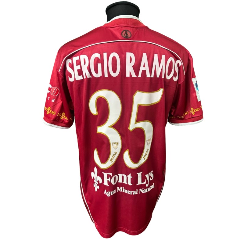Sergio Ramos' Sevilla Match-Issued Shirt, 2003/04