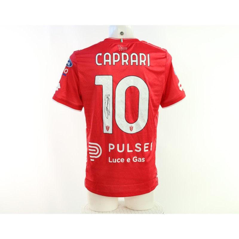 Caprari's Monza vs Juventus Signed Unwashed Shirt, 2024