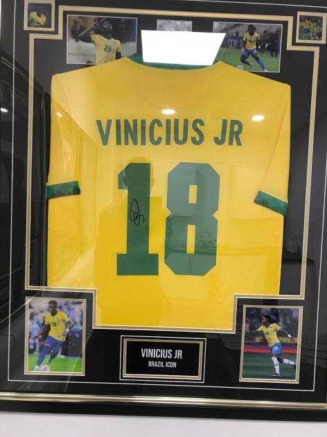 Vinicius Junior Brazil National Team Nike 2022/23 Replica Home Jersey -  Yellow