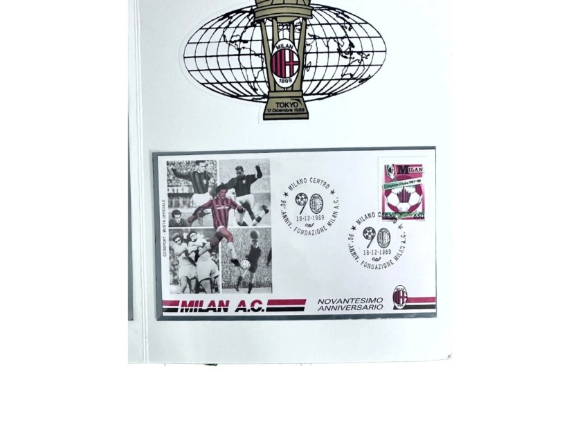Milan's 90th Anniversary Official Stamp