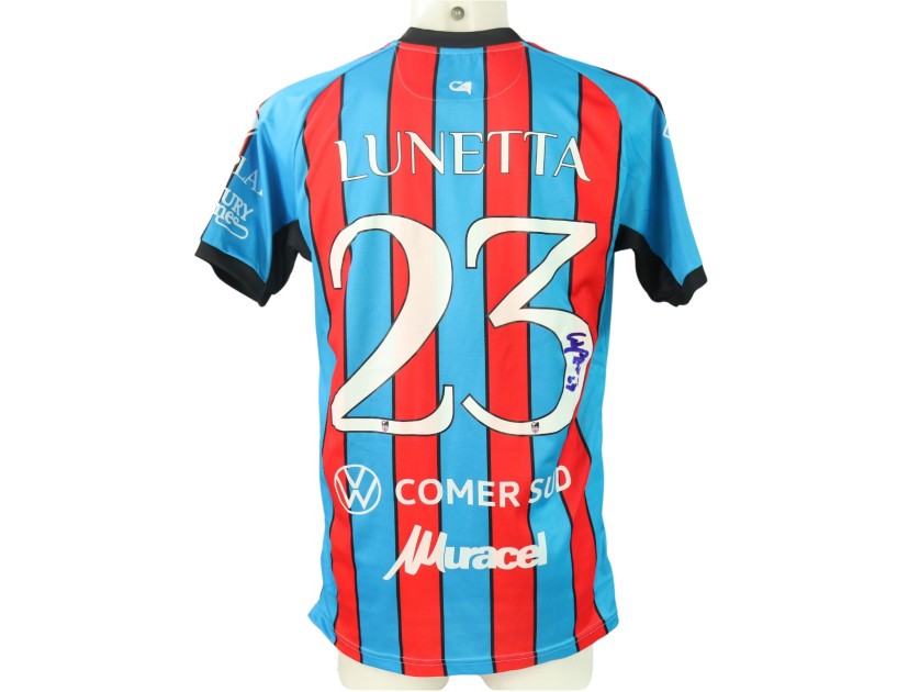 Lunetta's unwashed Signed Shirt, Catania vs Picerno 2024 