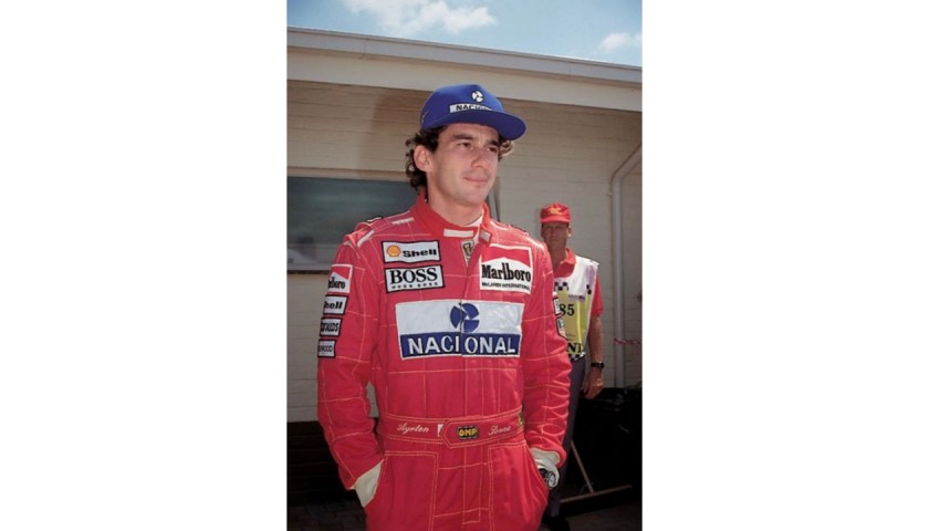 Ayrton Senna's McLaren Worn Race Suit, 1993