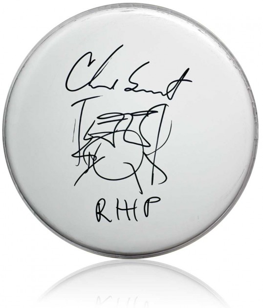 Chad Smith of the Red Hot Chili Peppers Signed Drum Skin