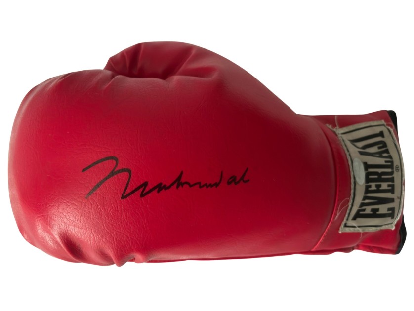 Guantone da boxe firmato da Muhammad Ali