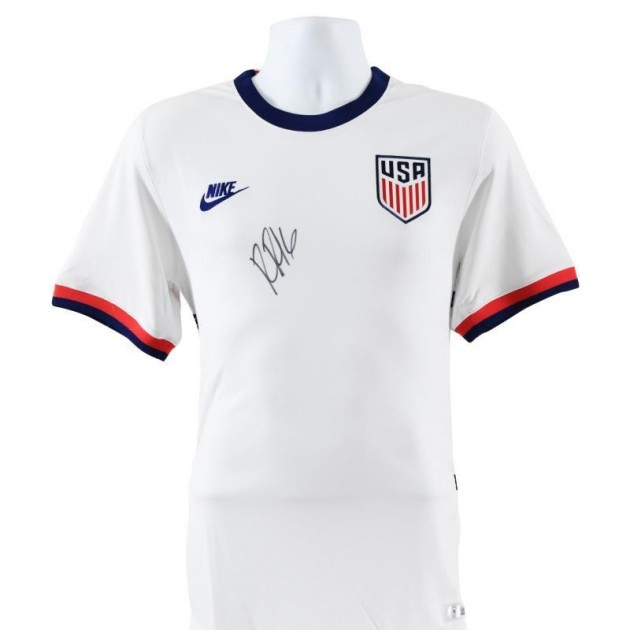 Ricardo Pepi Signed Team USA Home Jersey