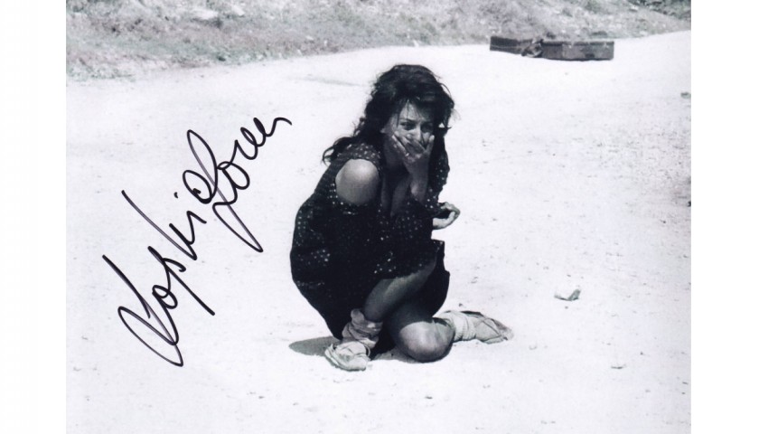 "La Ciociara" - Photograph Signed by Sophia Loren