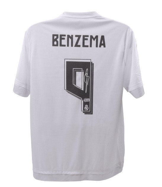 Karim Benzema's Real Madrid Signed Replica Shirt