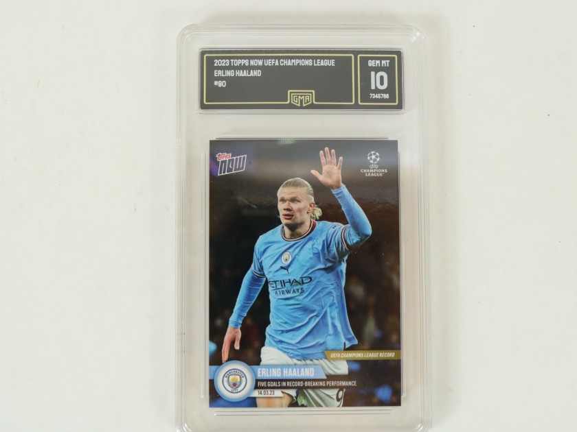 Erling Haaland Limited Edition Trading Card 