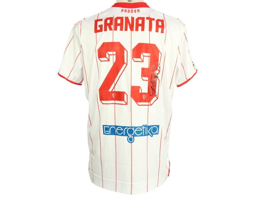 Maglia Granata unwashed Padova vs Pro Vercelli 2023 - Autografata