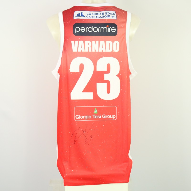 Varnado's Signed Unwashed Kit, Vanoli Basket Cremona vs Estra Pistoia 2024