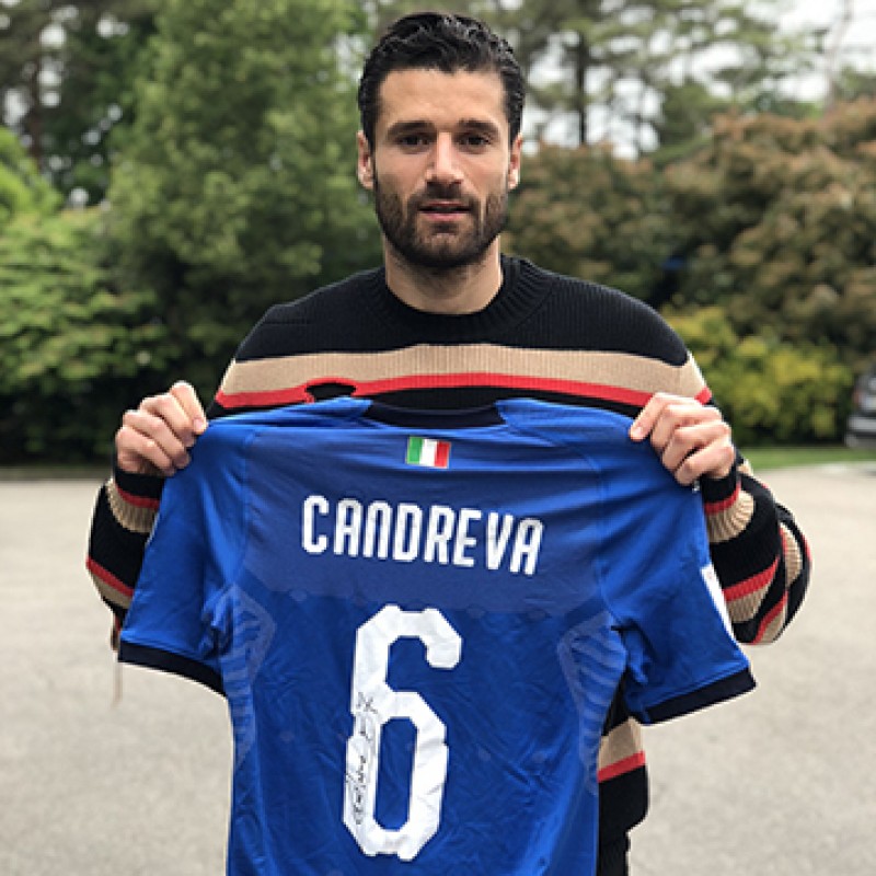 Candreva's Match-Issued/Worn 2017 Italy-Sweden Shirt - Signed