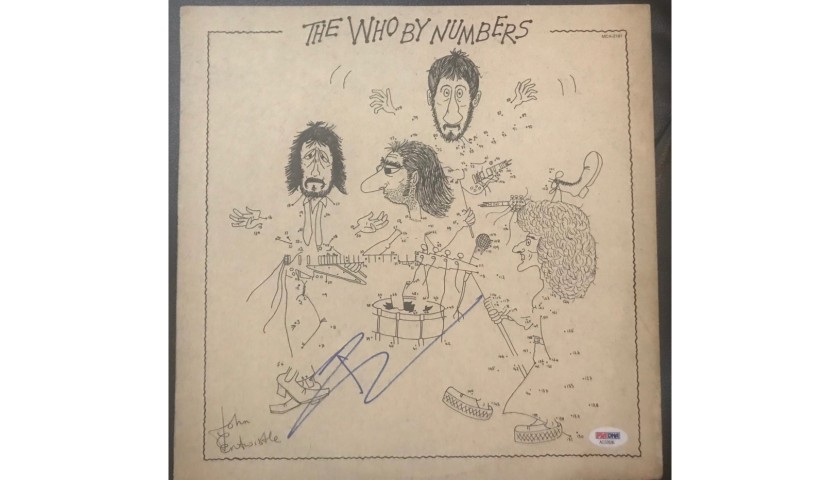Pete Townshend Signed The Who By Numbers Vinyl LP