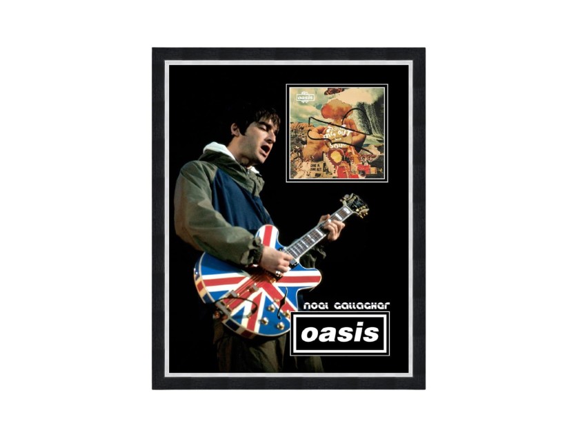 Noel Gallagher Oasis Firmato Inserto CD Display