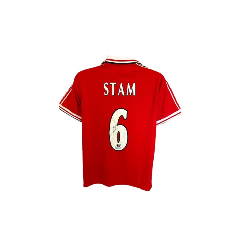 Jaap Stam's Manchester United 1999 Signed Replica Shirt