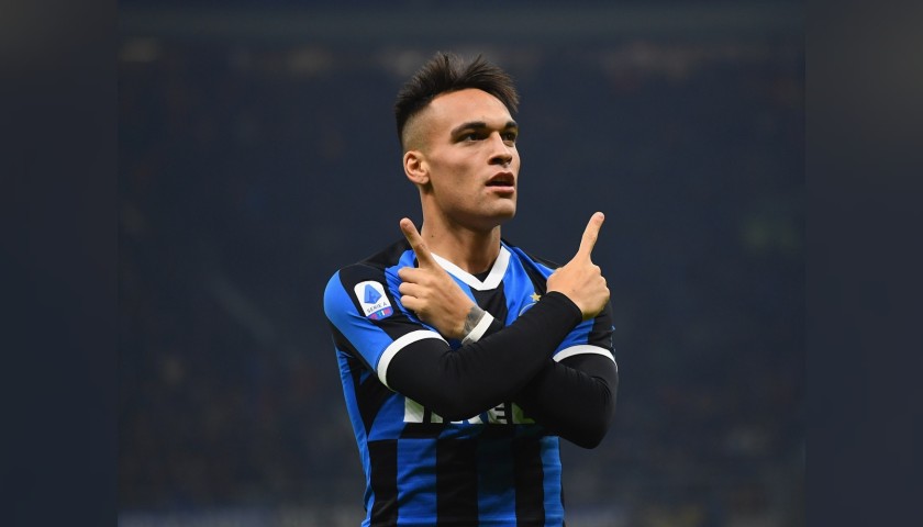 Lautaro's Authentic Inter Shirt, 2019/20 - Signed by the players