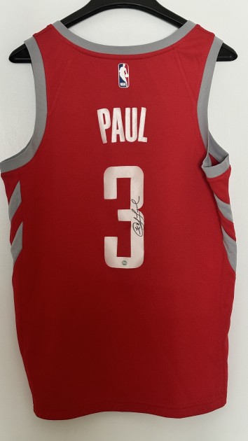 chris paul signed jersey