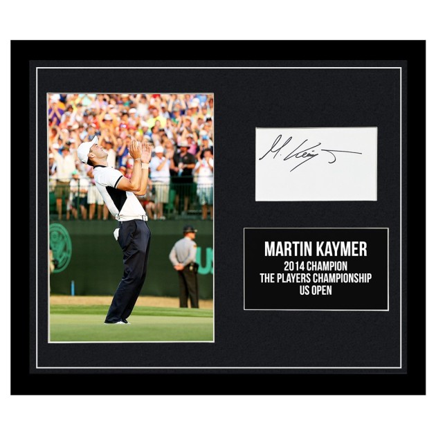 Martin Kaymer Signed Photo Display