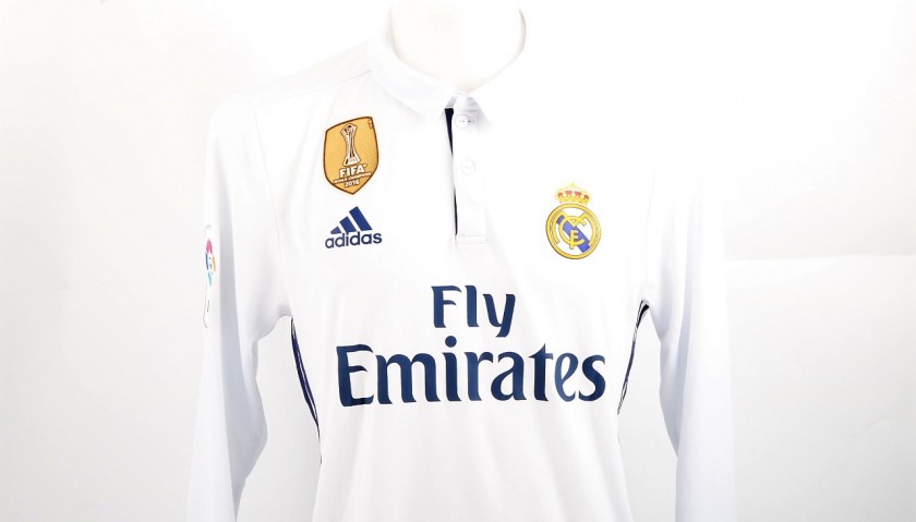 ADIDAS GARETH BALE REAL MADRID FIFA PATCH HOME JERSEY 2016/17. –