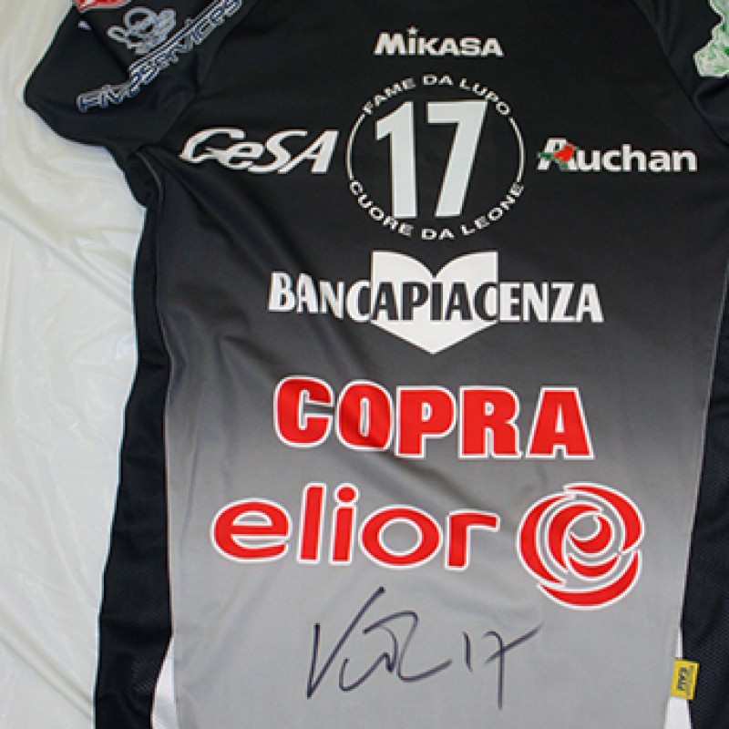 LPR Piacenza volleyball shirt signed by Vettori