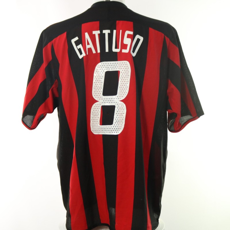 Gattuso's Milan Match-Issued Shirt, 2003/04