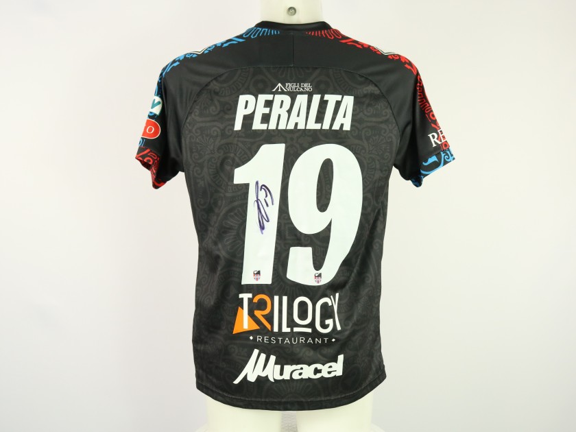 Maglia Peralta unwashed Catania vs Monterosi Tuscia 2024 - Autografata