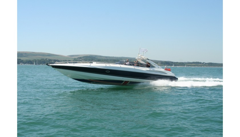 48ft Sunseeker & three-course meal at Rick Steins for 8 people