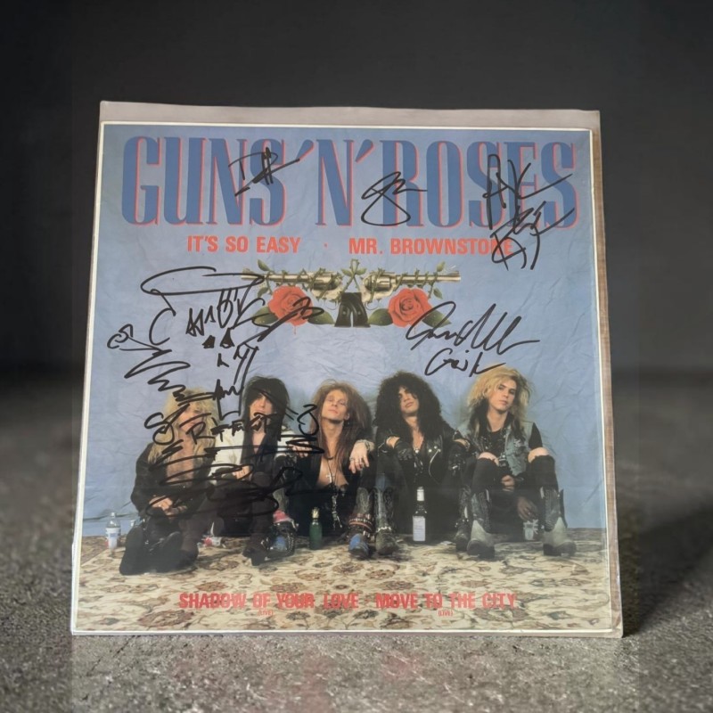 Guns N' Roses Signed 12" Vinyl