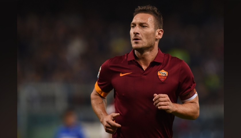 Totti's Official Roma Signed Shirt, 2014/15