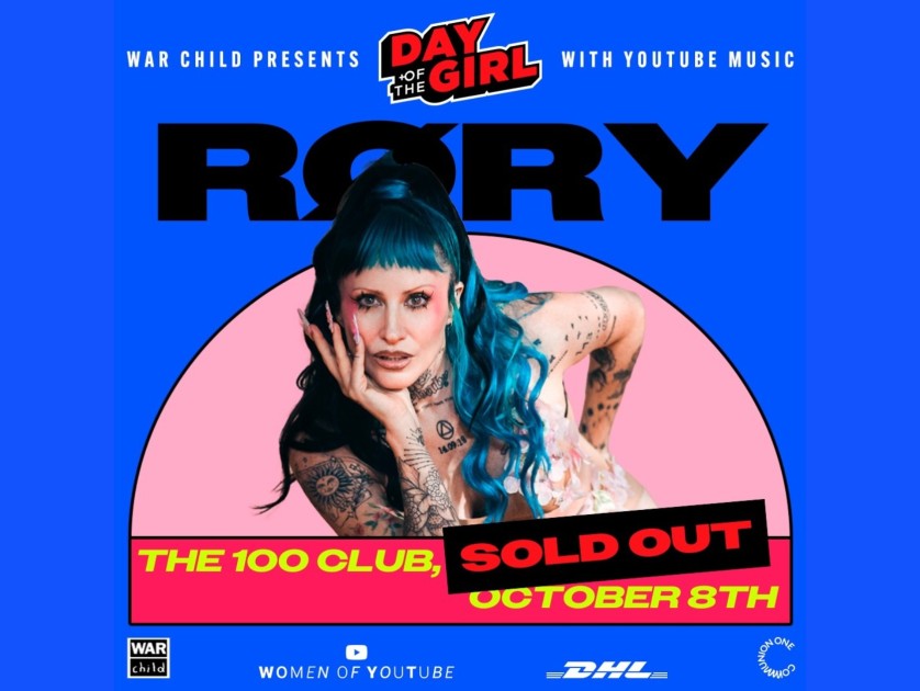 Last Two Tickets To See RØRY at 100 Club