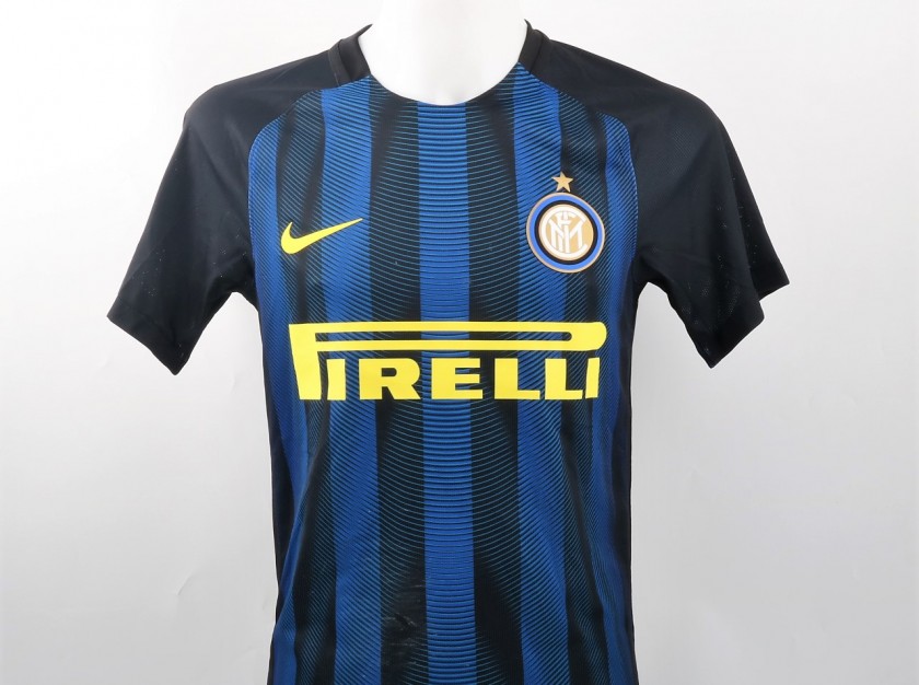 Joao Mario Match Worn Shirt, Inter-Lazio TIM Cup - UNWASHED